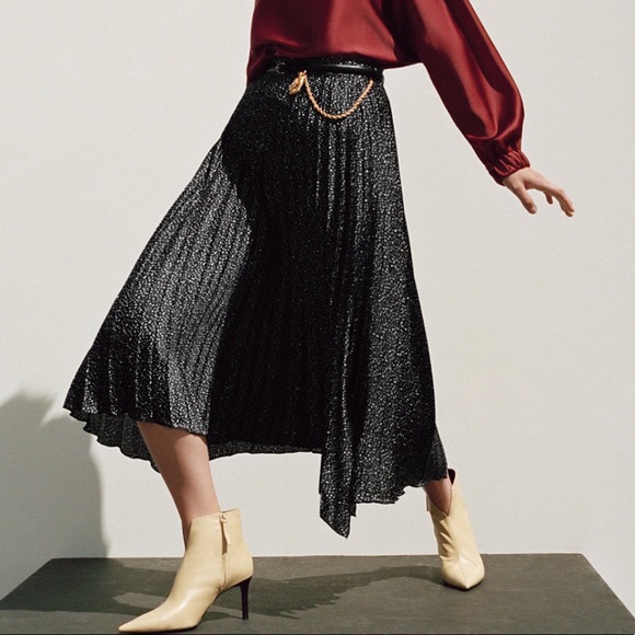 Zara Dresses & Skirts - Zara pleated midi skirt